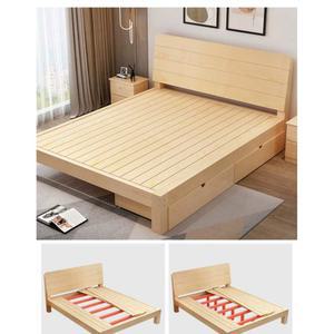 원목침대 프레임 조립식 받침대 높이 깔판 낮은 너도밤나무 배드 이코노미 평상