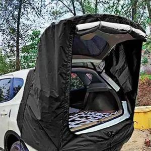 블랙 트렁크 텐트 차 휴대용 편한텐트 차량용 차텐트 WFIKU9G