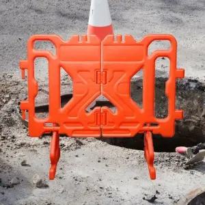 맨홀 접이식 가림막 펜스 하수도 안전 휀스 바리게이트 (WFKAQO9)