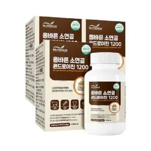 올바른 소연골 콘드로이친 1200 600mg 60정 x 3 총180정