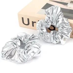 실버스크런치 곱창밴드 Y2K