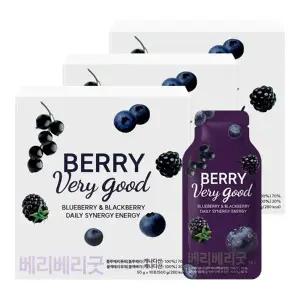 베리베리굿 켈리베리 유기농 블랙베리+블루베리 50gX10포X3박스