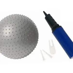 L81 마사지 짐볼 테스 요가 스트레칭 65cm 실버 맛사