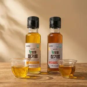 [루솔] 저온압착 첫방울 들기름/참기름 (택1) 국산 들깨 HACCP 해썹