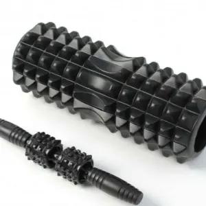 L10 셀프마사지 스트레칭마사지기 폼롤러 세트 블랙