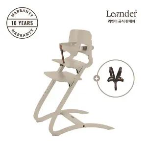 [롯데백화점]리엔더 리엔더 루이 원목프리미엄 하이체어 유아의자+베이비세트-카푸치노