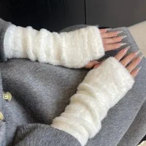 [하프클럽/]여성 핸드워머 장갑 손목핸드 손토시 팔토시 방한용품