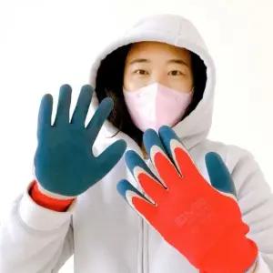 겨울 이중 코팅 니트 방한 장갑 안전 (WFKAVA9)