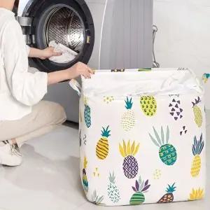 다목적 패브릭 수납 박스 이불 정리함 옷이나 빨래 담는 가방 (WFKAWOK)