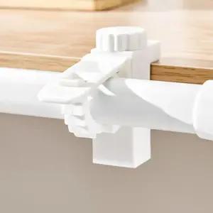 인테리어 커튼봉 주방 다용도 브라켓 무타공 인기 홀더 트렌드 설치 압축봉 고정 소품 걸이 거실 안방 용품