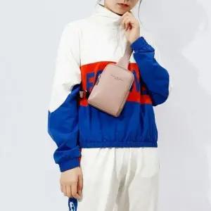 [하프클럽/]노티드 슬링백 파스텔 크로스 미니 백팩