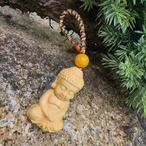 [하프클럽/]불교 부처님 키링 평안 행운 오색실 석가모니