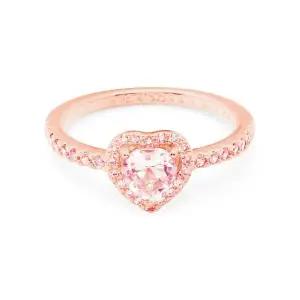 여성 스파클링 엘리베이티드 하트 반지(188421C04)