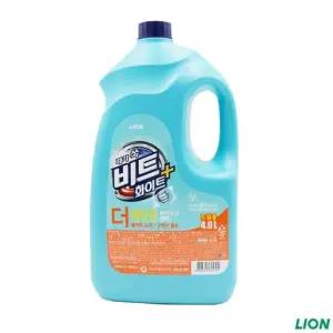 ( )때가 쏙 비트 화이트플러스 세탁세제 4L 드럼용기 물세제 세제 고농축 일반기용