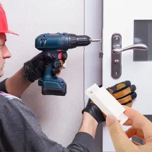 4pcs 개방형 창 마그네틱 접촉 센서 홈 보안 창 센서 용 개방형 벨 풀 도어 알람 침실 도어 알람 화이트