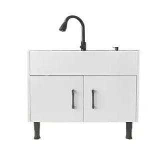 싱크대 사무실 미니 탕비실 간이 개수대 소형 하부장 소형싱크대 씽크대 세면