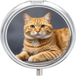 지갑 또는 포켓용 귀여운 미니 휴대용 알약 홀더 여행용 용기에 보충제 비타민 생선 기름을 담을 수 있는