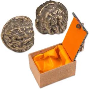 조르자 2Pcs 황동 호두 마사지 볼 솔리드 보딩 손 운동 손잡이 상자 중국 핸드볼 여성용