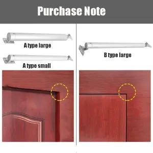 자동 도어 클로저 60kg 알루미늄 합금 소프트 클로징 조절식 스프링 110도 위치 고정 도어 하드웨어