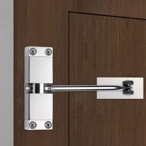 스테인리스 스틸 심플 경량 도어 클로저 방화 출입문 스프링 쿠션 자동 도어 클로저