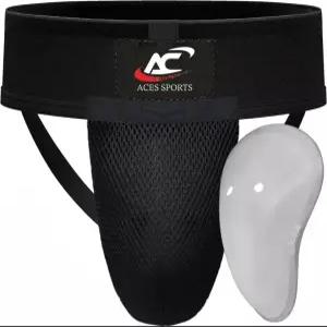 젤 컵 복싱 조크 스트랩 킥복싱 사타구니 가드가 있는 ACES 스포츠 가드