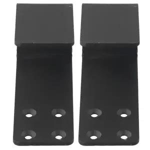 브래킷 세트 도어 바리케이드 2 팩 도어 하드웨어 맥세이프 바 브래킷 홈 보안을 드롭 오픈 바 New