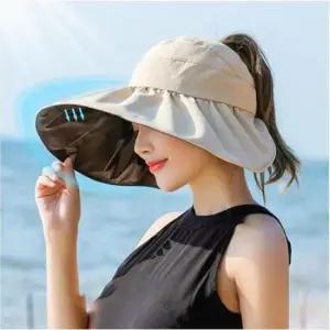 여행 모자 여자 휴양지 썬캡 여름 챙모자 나들이