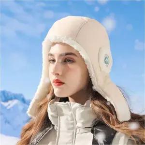 겨울 스키 낚시모자 귀달이 여자 방한모자 보드