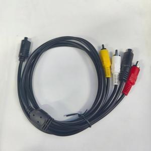 소니호환 AV 비디오 케이블 10핀 DVI 커넥터 - DCR 핸디캠 캠코더 디지털 카메라 VMC-15FS 3 RCA