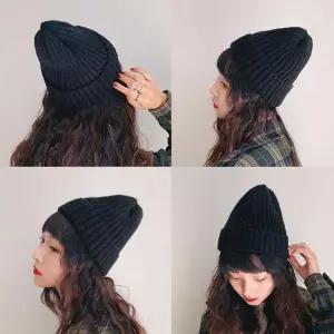 남여공용 베이직 골지 니트 컬러 겨울 비니 패션 모자
