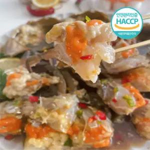 연평도 알배기 암꽃게 간장게장 2kg (4미) 소사이즈