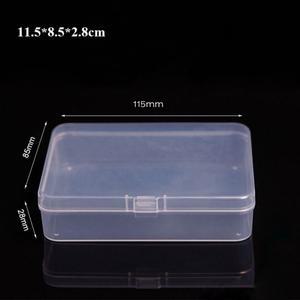 5사이즈 사각형 보관 상자 플라스틱 투명 소형 품목 케이스 포장 전동 공구 홀더