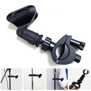 컴팩트 플라스틱 마이크 확장 클립 유연하고 스탠드 장착 하드웨어 삼각대 클램프 랙