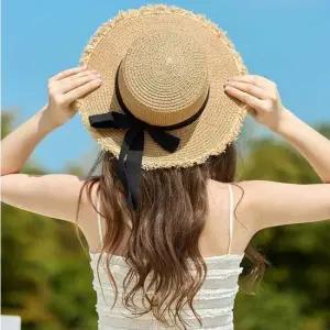 이시아르 여성 밀짚모자 야외햇