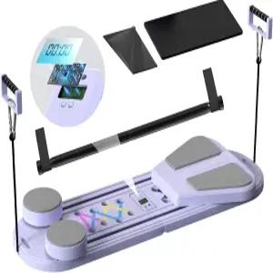 TTFP 필라테스 보드 타이머가 장착된 리포머 세트 다기능 복부 Ab 코어 트레이너 홈 운동 장비