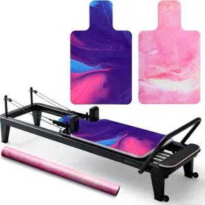 샤이윈 2팩 필라테스 리포머 매트 논슬립 극세사 스웨이드 커버 액세서리 장비 접이식 및 세척 가능