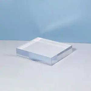 [하프클럽/]직사각형아크릴블록 투명디스큐브 투명블록 장식용큐브 디스