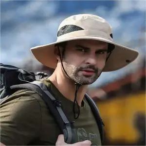메쉬 햇빛차단 썬캡모자 사파리 등산모자 남자