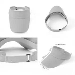 선캡 시원한 메쉬 스포츠 썬캡 그레이 자외선차단모자