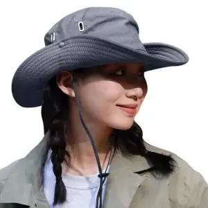 베이직 등산 그레이 사파리 모자 빅사이즈 정글 남자