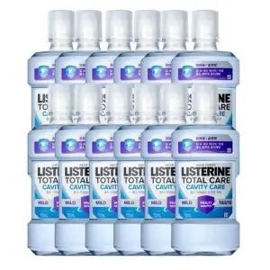 리스테린 토탈케어 캐비티케어 마일드 750ml 12개_24009053