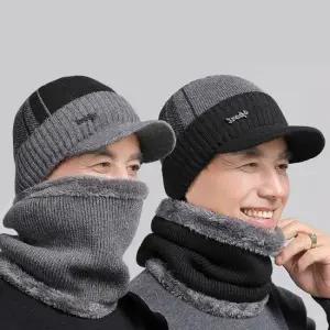 겨울 남성 방한 모자 세트 귀마개 넥워머 골프 등산 용품 넥워머세트 등산