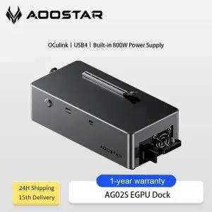 AOOSTAR AG02 EGPU Dock OCuLink 및 USB4 노트북소형 PC데스크탑 호환되는 RTX 40904080용 외부 GPU 인클로