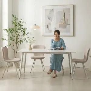 폴로 포세린 세라믹 4인용 식탁세트 앤디의자4)