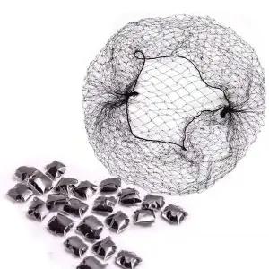 올림머리 머리망 20p 헤어망 승무원 간호사 70cm 헤어용품 똥머리망사