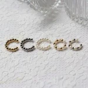 이어커프 귀찌 세트 악세사리 펄 여성 트렌디 패션 (WFKBNNJ)