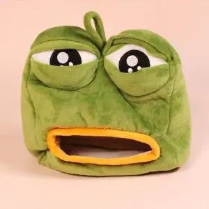 [하프클럽/]SNS화제 인싸템 슬픈 개구리 페페 휴지 티슈 케이스 핸드타올 디