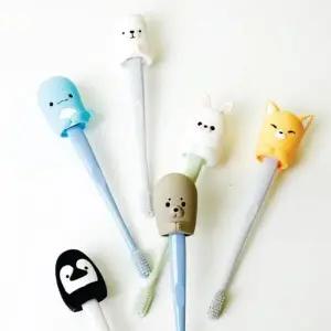 [하프클럽/]미킵 애니멀 캐릭터 거꾸로 칫솔꽂이 홀더