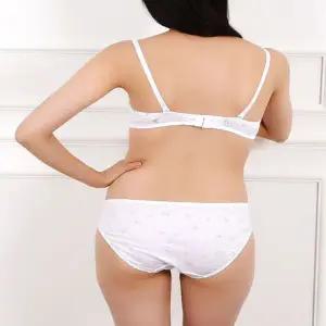 [하프클럽/]노와이어 아동용 브라팬티 베어패턴 2단계 주니어 속옷