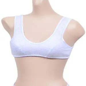 [하프클럽/]구름별 패턴 주니어 A컵 나노 실리버 브라